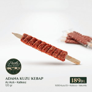 Pavli Adana Kuzu Kebap | Az Acılı • Katkısız • 120 gr