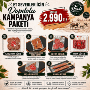 Et Severler için Dopdolu Kampanya Paketi