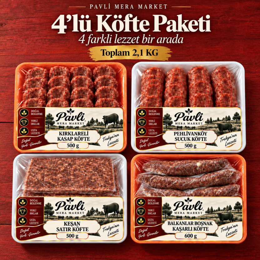 Gurme Köfte Keşfet Paketi - 4 'lü